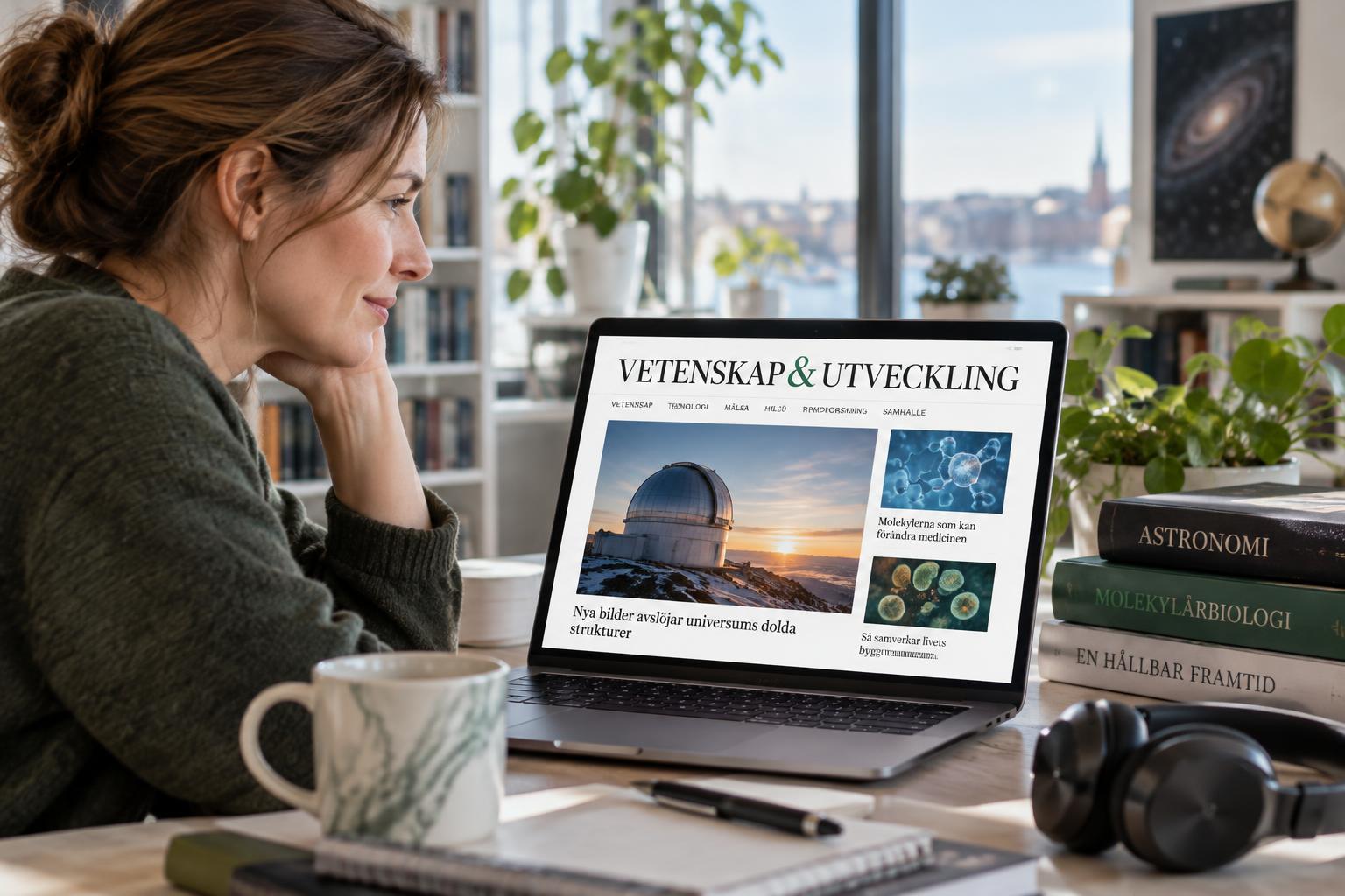 Nu har vi etablerat tidningen, Vetenskap & Utveckling