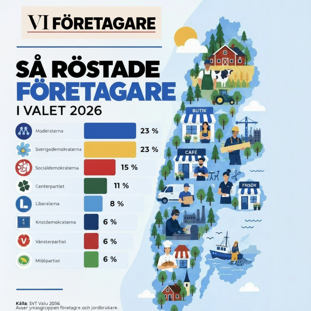 Så röstade företagare